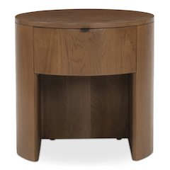 Theo 1 Drawer Nightstand Brown
