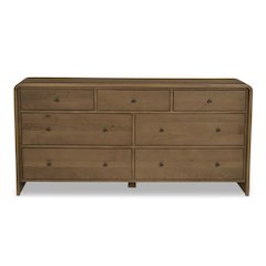 Riley 7 Drawer Dresser Oak