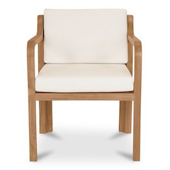 Nellie Outdoor Dining Chair White