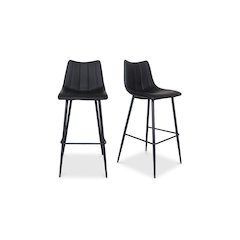 Alibi Bar Stool Matte Black - Set Of Two