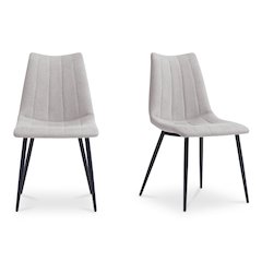 Alibi Dining Chair Beige-Set of Two
