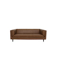Woods Sofa Brown Leather