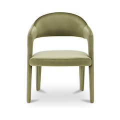 Martens Dining Chair Green Velvet