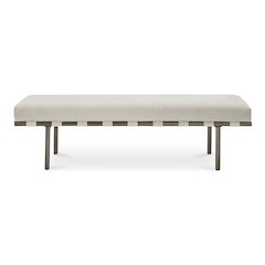 Carson Dining Bench Beige