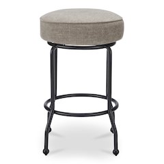 Kelsey Swivel Counter Stool Light Brown