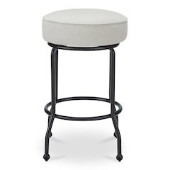 Kelsey Swivel Counter Stool Beige