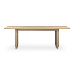 Round Off Small Dining Table Natural Oak