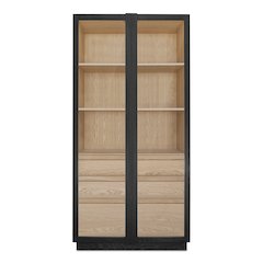 Charlotte Tall Cabinet Black