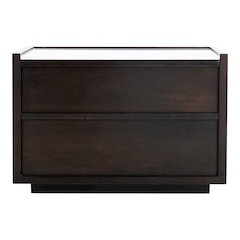 Ashcroft Nightstand Dark Grey