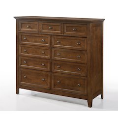 San Mateo 11-Drawer Gentlemen's Chest, Tuscan