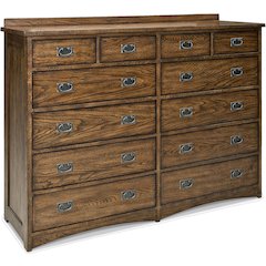 Oak Park 12-Drawer Dresser, Mission
