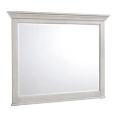 Mirror, Landscape in Rustic White