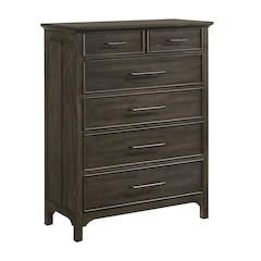 Hawthorne 6-Drawer Chest, Brushed Charcoal