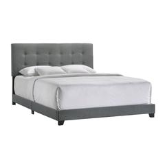 Addyson King UPH Bed in Addyson Gunmetal Fabric
