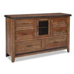 Dresser, 6 Drawers, 1 Door in Canyon Brown