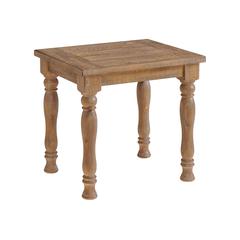 Turned Leg End Table, 22x26 in Sandwash