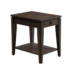 18" x 24" Chairside Table in Brushed Mango
