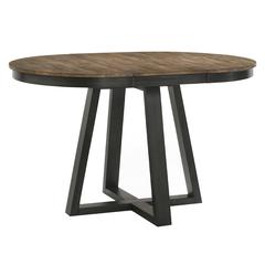 Table, 42x42-60 Round Counter in Brushed Brown & Pecan