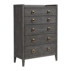 Chest, 5 Drawer Chest in Brushed Brindle