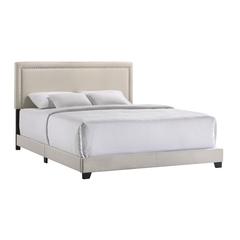 Zion King UPH Bed in Zion Fog Fabric