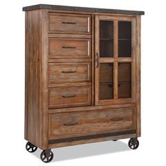 Gentleman's Chest, 5 Drawer in Canyon Brown