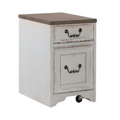 Magnolia Manor Mobile File in Antique White
