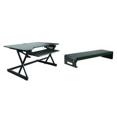 Rocelco 40" Height Adjustable Standing Desk Converter
