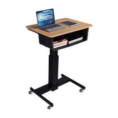 Rocelco 28" Height Adjustable Mobile School Standing Desk