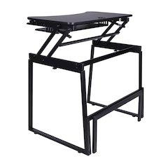 32" Height Adjustable Standing Desk Converter with Floor Stand BUNDLE