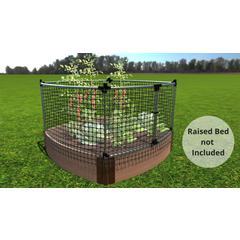 Curved Stack And Extend Animal Barrier