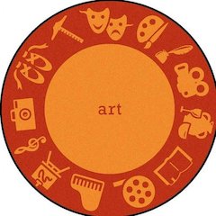 Kid Essentials STEAM 5'4" Round Area Rug in Color Technology