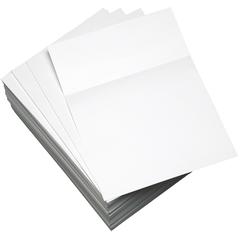 Lettermark Punched & Perforated Papers with Perforations 3-1/2" from the Bottom - White - 92 Brightness - Letter - 8 1/2" x 11" - 20 lb Basis Weight - 75 g/m² Grammage - Smooth - 2500 / Carton - 