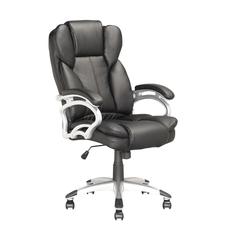 Workspace Executive Office Chair in Black Leatherette
