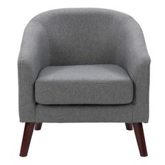CorLiving Elwood Modern Tub Chair in Grey Grey
