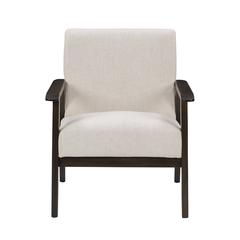 CorLiving Greyson Wood Armchair Beige