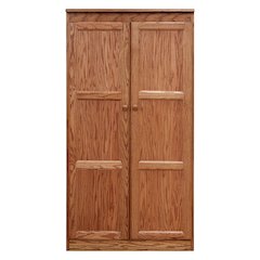 Concepts in Wood Multi-use Storage Cabinet, 4 Shelves, Dry Oak Finish