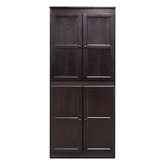 Concepts in Wood Multi-use Storage Cabinet, 5 Shelves, Espresso Finish