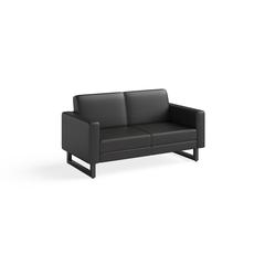 Safco Lounge Settee - Black