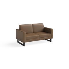Safco Lounge Settee - Cognac