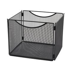 Onyx™ Mesh Desktop Box File, 10"D - Black