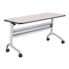 Flip-N-Go® 24 x 60" Rectangular Training Table, LPL - Folkstone LF2460T