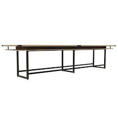 Mirella™ Conference Table, Standing-Height, 16’ Sand Dune