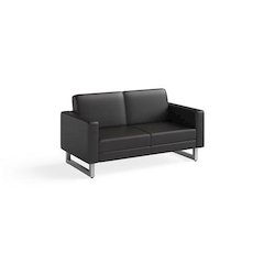 Mirella Lounge Settee, Black
