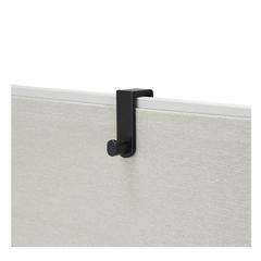 Over the Panel Single Hook - Black