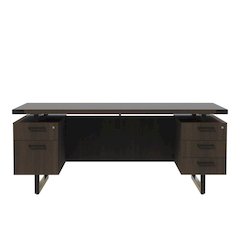 Mirella™ Free Standing Desk, BBB/BF Southern Tobacco