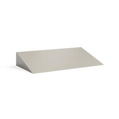 Triple Sloped Metal Locker Hood Addition 36"W x 18"D x 6"H - Tan