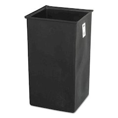 Rigid Liner for SAF9728/SAF9729 Waste Receptacles, Plastic, 36 gal, Black