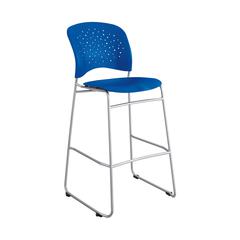 Reve™ Bistro-Height Chair Round Back Blue