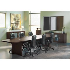 18' Conference Table, Boat Surface, Mocha