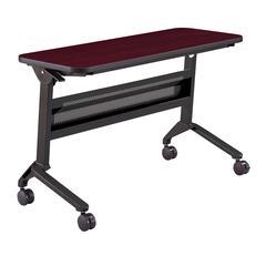 18 x 48" Rectangular Training Table, LPL, RegalMahogany